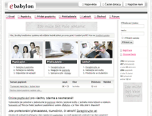 Tablet Screenshot of ebabylon.cz